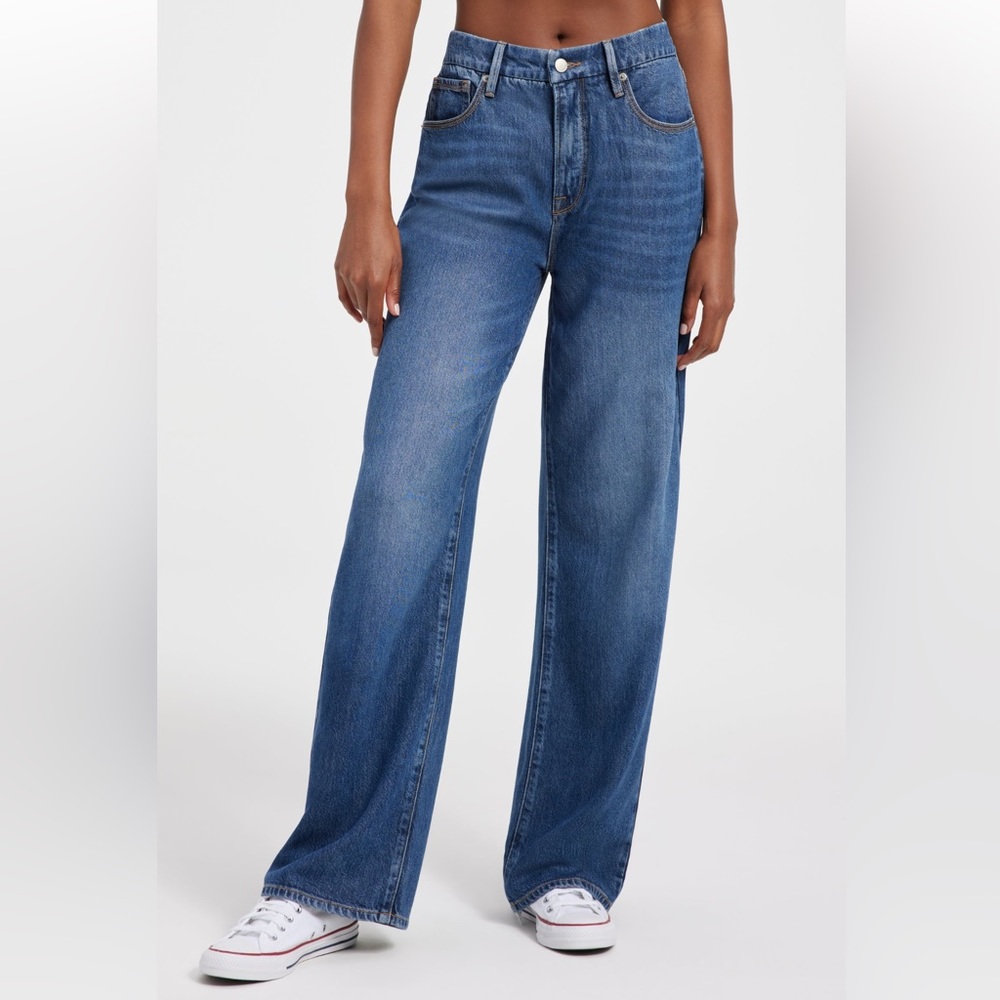 GOOD AMERICAN GOOD ’90s WEIGHTLESS JEANS SIZE 10/30